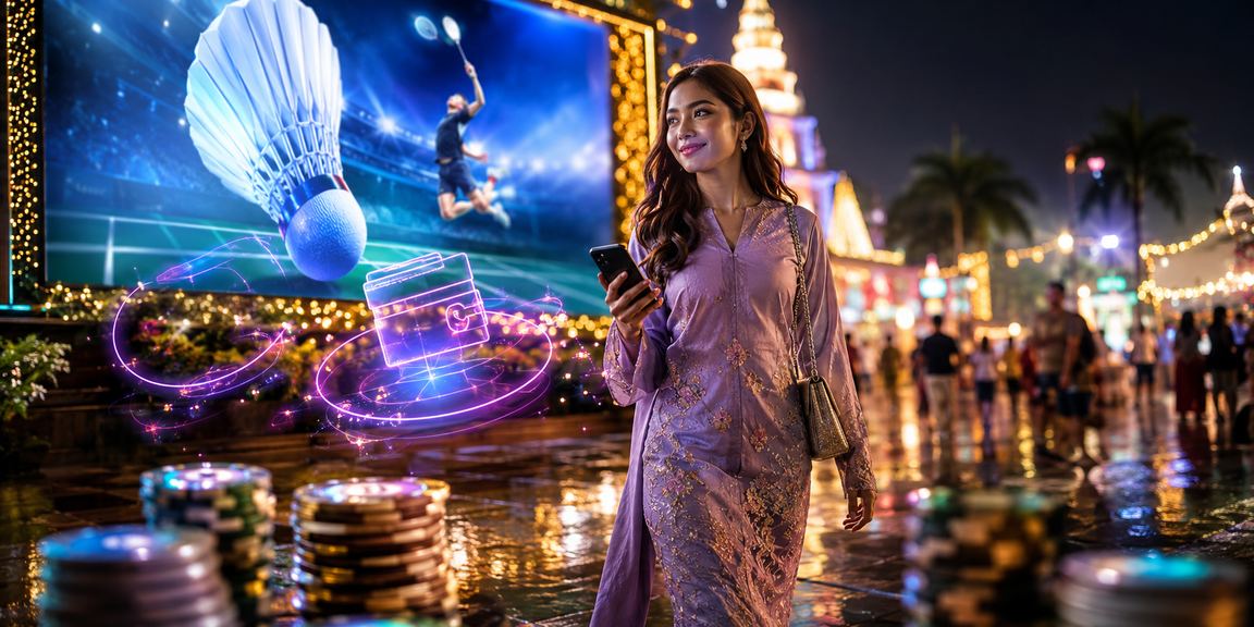 Pemain Malaysia menggunakan telefon untuk taruhan perlawanan langsung semasa cuti